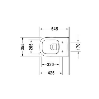 Duravit D-Code Rimless Asma Klozet 25703900752 - 2