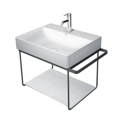 DRV DURA SQUARE METAL LAVABO KONSOLU 665 MM.SIYAH - 1