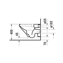 Duravit DuraStyle Kanalsız Asma Klozet 2551390075 - 4