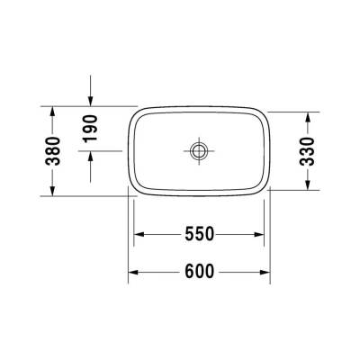 Duravit Çanak Lavabo DuraStyle 60 cm 034960 - 2