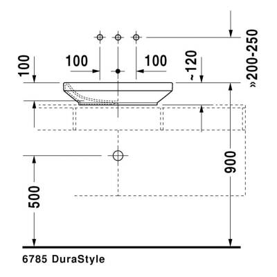 Duravit Çanak Lavabo DuraStyle 60 cm 034960 - 3