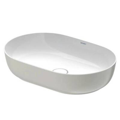 Duravit Çanak Lavabo Luv DuraCeram® 60 cm Çift Renk Beyaz - Gri 0379602300 - 1