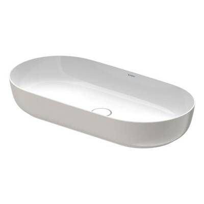 Duravit Çanak Lavabo Luv DuraCeram® 80 cm Çift Renk Beyaz-Bej 0379802100 - 1