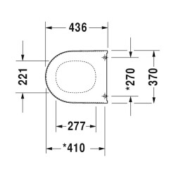 Duravit Klozet Kapağı Starck 2, Darling New Klozetler İle Uyumlu - 3