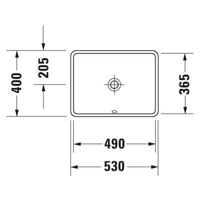 Duravit Tezgah Altı Lavabo Strack 3 49 cm 030549 - 3