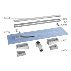 Evimetal Proline Nova Duş Kanalı 60 Cm Yandan Çıkışlı Satine P1H24L60S1 - 10