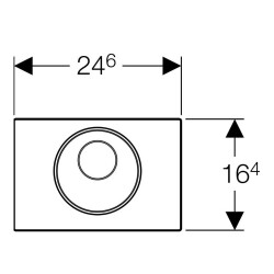 Geberit Sigma10 Kumanda Kapağı Fotoselli 115.890.SN.5 - 3