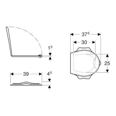 Geberit Bambini Yavaş Kapanan Klozet Kapağı 573.365.00.0 - 2