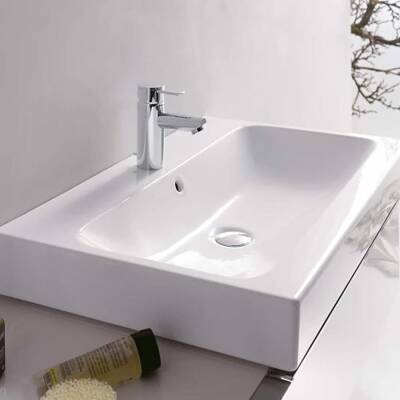 GBR Geberit iCon çanak lavabo: B=75cm, T=48.5cm,, - 1