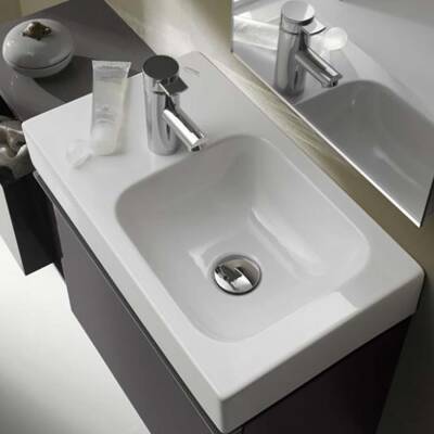 GBR Geberit iCon etajerli küçük lavabo, B=53cm, - 1