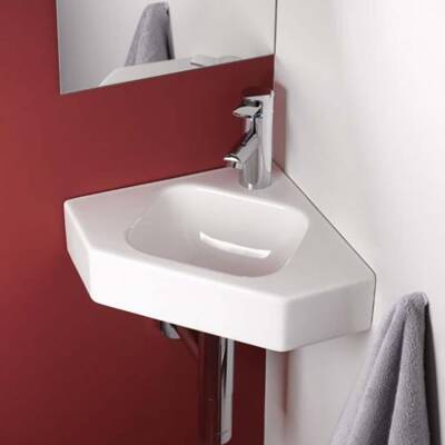 GBR Geberit iCon küçük köşe lavabo B=46cm, T=33cm - 1