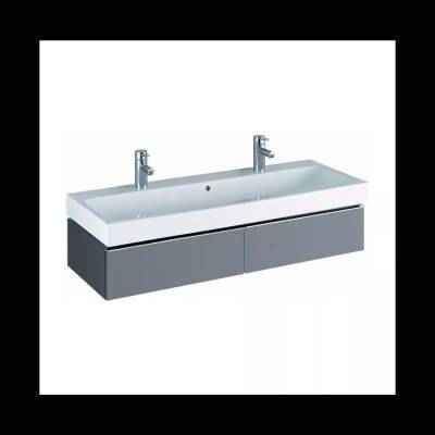 GBR Geberit iCon lavabo dolabı, çift çekmeceli 120 - 1