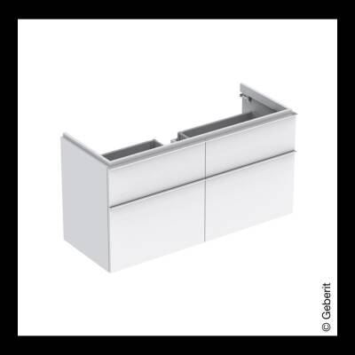 GBR Geberit iCon lavabo dolabı, dört çekmeceli 120 - 1