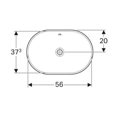 Geberit Variform Tezgah Üstü Lavabo - 500.728.01.2 - 3