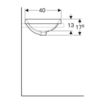 Geberit Variform Tezgah Üstü Lavabo - 500.728.01.2 - 4