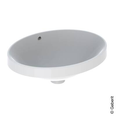 GBR Geberit VariForm tezgah üstü lavabo, oval B=50 - 1