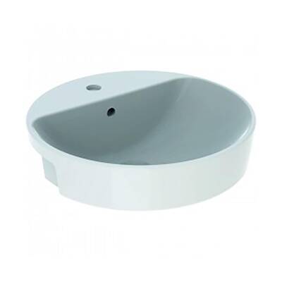 GBR Geberit VariForm yarım tezgah lavabo, yuvarlak - 1