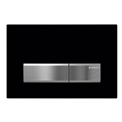 Geberit Alpha50 Kumanda Kapağı Çift Basmalı, Siyah 115.060.DW.1 - GEBERİT