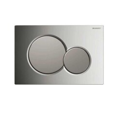 Geberit Sigma01 Kumanda Kapağı Çift Basmalı Parlak/Mat Krom 115.770.KA.5 - GEBERİT