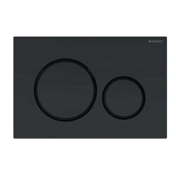Geberit Sigma20 Kumanda Paneli Çift Basmalı Mat Siyah/Siyah 115.882.16.1 - GEBERİT