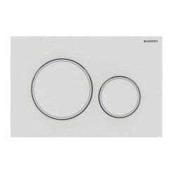Geberit Sigma20 Kumanda Paneli Çift Basmalı Mat Beyaz/Beyaz 115.882.01.1 - GEBERİT