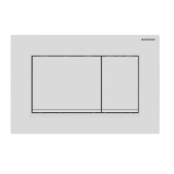 Geberit Sigma30 Kumanda Paneli Çift Basmalı Mat Beyaz/Beyaz 115.883.01.1 - GEBERİT
