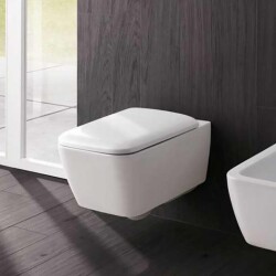 Geberit Icon Square Asma Klozet 501.651.01.1+ Geberit Klozet Kapağı 500.837.01.1 - GEBERİT (1)