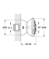 Grohe Relexa Yan Duş 2 Akışlı - 27067000 - 2