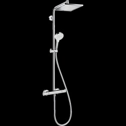 Hansgrohe Duş Kolonu 240 1 Jet, EcoSmart, Termostat İle Crometta E 27281000 - 1