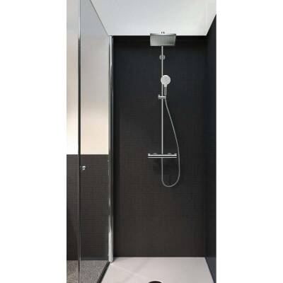 Hansgrohe Duş Kolonu 240 1 Jet, EcoSmart, Termostat İle Crometta E 27281000 - 3