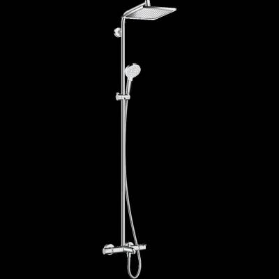 Hansgrohe Duş Kolonu Banyo Termostatı İle ( Tepe Duşu Kare) Crometta E 240 1 jet 27298000 - 1