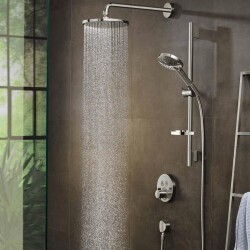 Hansgrohe Duş Seti Raindance Select S120 3 Jet, PowderRain, 65 cm Duş Barı, Krom 27654000 - 3