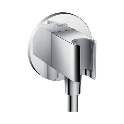 Hansgrohe FixFit Duş Askılı Çıkış Dirseği S Krom 26487000 - 1