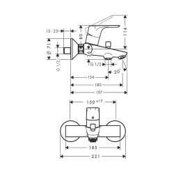 Hansgrohe Focus Kuğu Lavabo Bataryalı Üçlü Set - 5