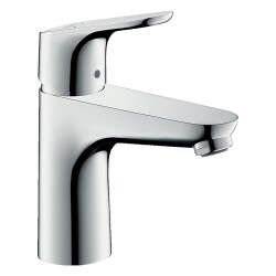 Hansgrohe Focus Tek Kollu Lavabo Bataryası 100 Kumandalı Krom 31607000 - 1