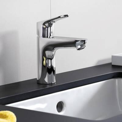 Hansgrohe Focus Tek Kollu Lavabo Bataryası 100 Kumandalı Krom 31607000 - 2