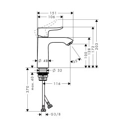 Hansgrohe Metris Üçlü Batarya Seti - 3