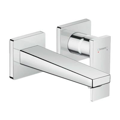 Hansgrohe Metropol Tek Kollu Lavabo Bataryası Çubuk Volan, Ankastre Duvara Monte, 16.5 cm Gaga 32525000 - 1