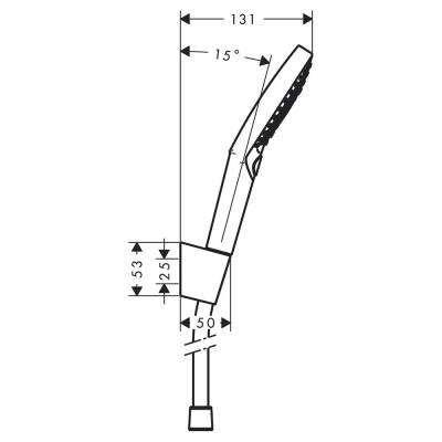 Hansgrohe Raindance Select S Duş Askı Seti 120 3 Jet Krom 27669000 - 4