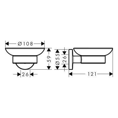 Hansgrohe Sabunluk Logis 41715000 - 2