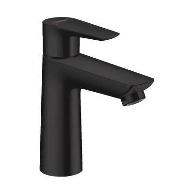 Hansgrohe Talis E 110 Lavabo Bataryası Satin Siyah Gider Seti Dahil 71710670 - 1