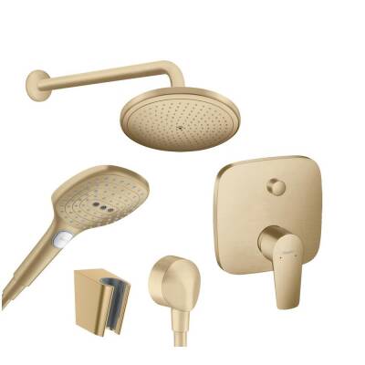 Hansgrohe Talis E Ankastre Duş Seti Mat Bronz - 1
