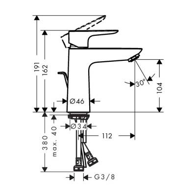 Hansgrohe Talis E Termostatik Banyo Bataryalı Set - 3