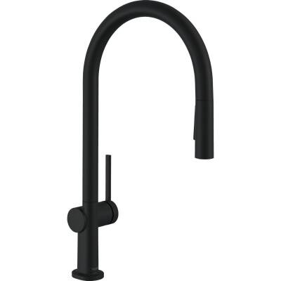 Hansgrohe Talis M54 Eviye Bataryası Satin Siyah 72800670 - 1