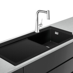 HNG C51-F450-03GranitSelectEviyeKombi450Daml - HANSGROHE