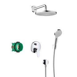 HNG Duş sistemi 240 1jet tek kollu batarya ile - HANSGROHE