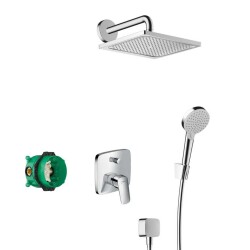 HNG Duş sistemi 240 1jet tek kollu batarya ile - HANSGROHE