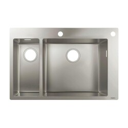 HNG S712-F655 Tezgah Üstü Eviye 180x450 - HANSGROHE