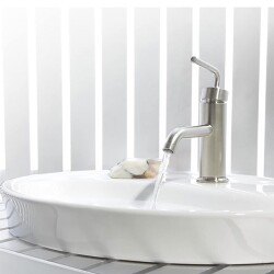 Kohler Purist Lavabo Bataryası Nikel - 3