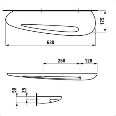 Laufen Alessi One Havluluk 8709720000001 - 3